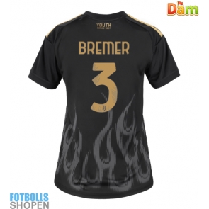 Billiga Juventus Gleison Bremer #3 Tredjeställ Dam 2026-27 Kortärmad